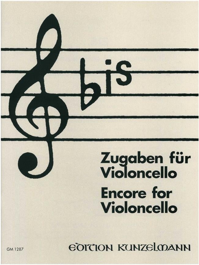 Bis - Zugabenstücke Für Violoncello